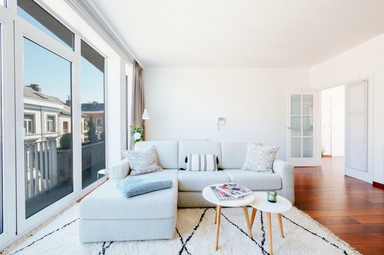 Ferienwohnung Luxury Apart' Mons City Center With Terrace Exterior foto
